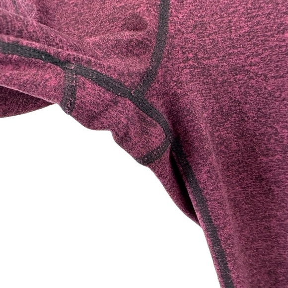 Free People Movement Women Infinity Cutout Crop Leggings Sz Small Heathered Pink - Picture 6 of 9